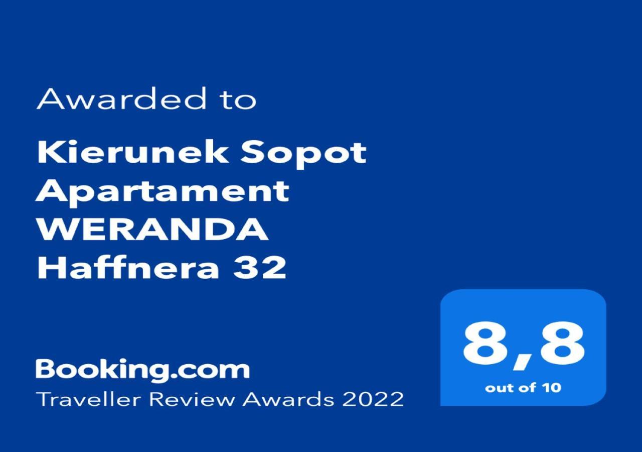 Kierunek Sopot Apartament WERANDA Haffnera 32 Bagian luar foto